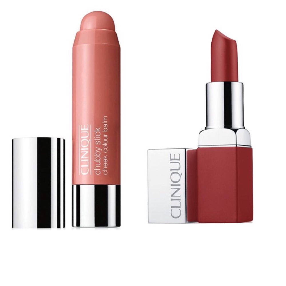 Clinique Cheek colour balm and Pop Matte Lip NWOT